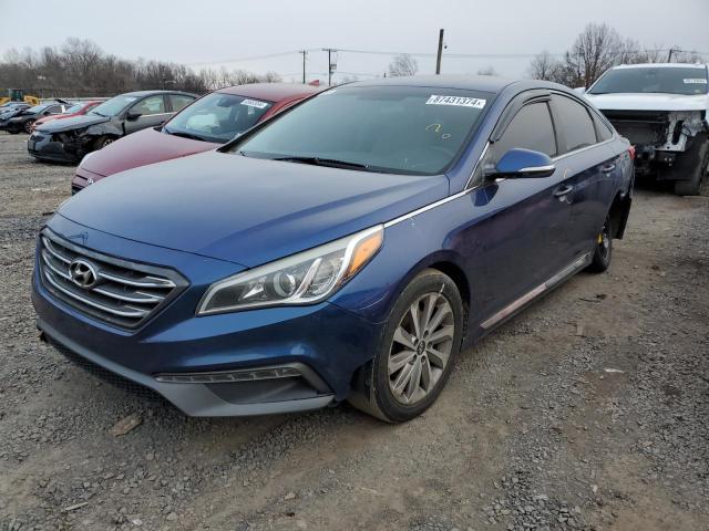 HYUNDAI SONATA SPO 2015 with VIN 5NPE34AF0FH037259 - Photo from auction