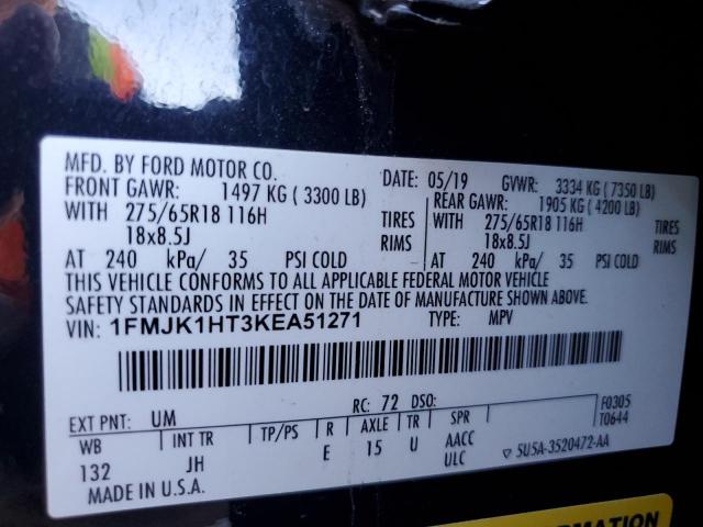 Photo 14 from auction – 2019 FORD EXPEDITION with VIN 1FMJK1HT3KEA51271