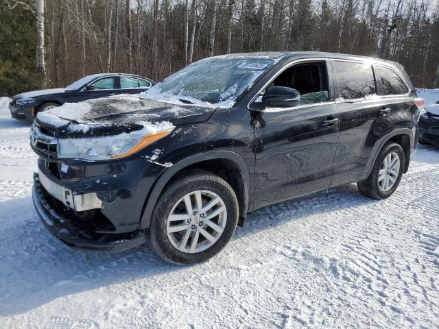 TOYOTA HIGHLANDER 2015 with VIN 5TDZKRFH2FS039262 - Photo from auction
