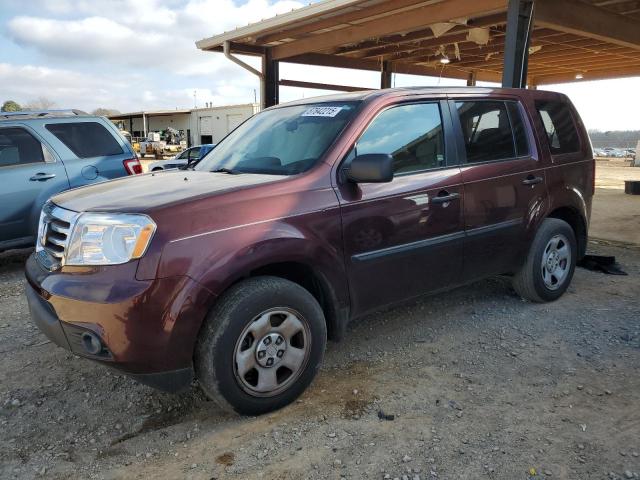 HONDA PILOT LX 2015 with VIN 5FNYF4H27FB049432 - Photo from auction