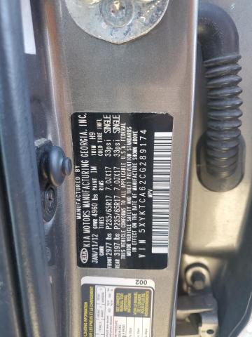 Photo 14 from auction – 2012 KIA SORENTO BA with VIN 5XYKTCA62CG289174