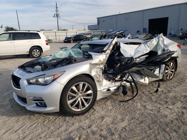 INFINITI Q50 BASE 2015 with VIN JN1BV7AR9FM396546 - Photo from auction