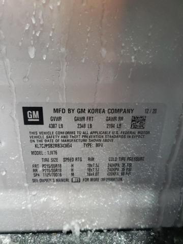 Photo 14 from auction – 2021 CHEVROLET TRAX 1LT with VIN KL7CJPSB2MB343854