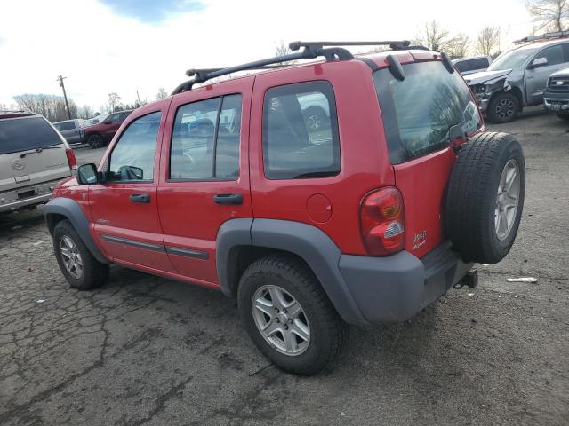 Photo 2 from auction – 2004 JEEP LIBERTY SP with VIN 1J4GL48K54W286279
