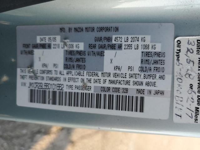Photo 14 from auction – 2006 MAZDA 5 with VIN JM1CR29L660101662