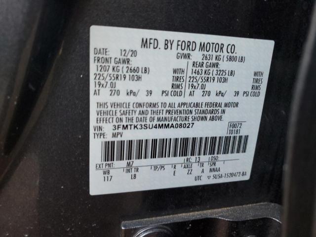 Photo 14 from auction – 2021 FORD MUSTANG MA with VIN 3FMTK3SU4MMA08027
