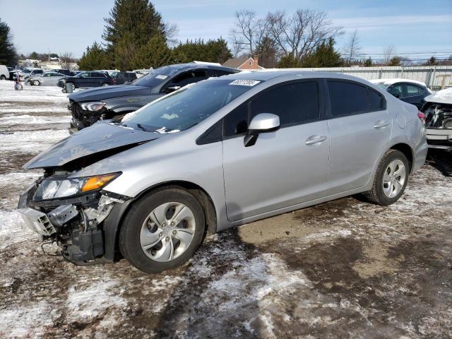 HONDA CIVIC LX 2013 with VIN 19XFB2F51DE040099 - Photo from auction