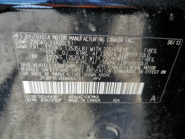 Photo 14 from auction – 2013 TOYOTA RAV4 XLE with VIN 2T3RFREV6DW066701