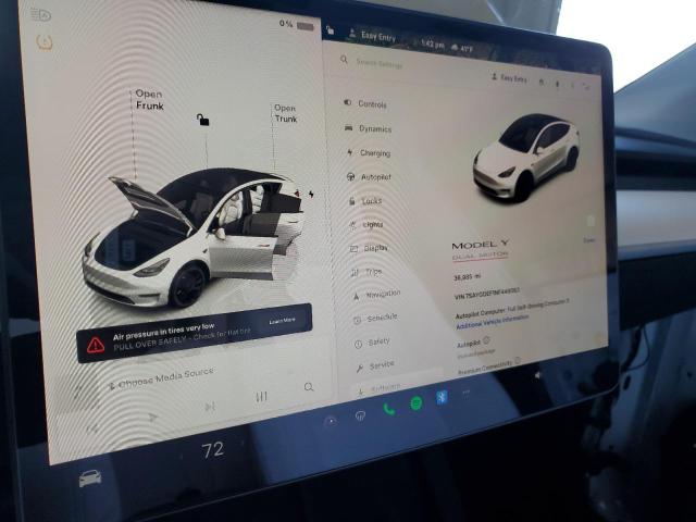Photo 9 from auction – 2022 TESLA MODEL Y with VIN 7SAYGDEF1NF448083