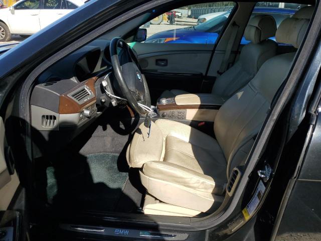 Photo 7 from auction – 2007 BMW 750 with VIN WBAHN83567DT69388