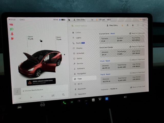 Photo 9 from auction – 2021 TESLA MODEL Y with VIN 5YJYGDEE6MF068806