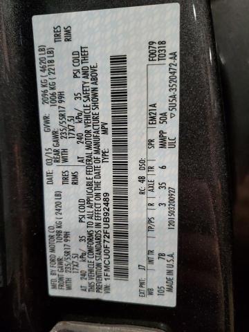 Photo 14 from auction – 2015 FORD ESCAPE S with VIN 1FMCU0F72FUB92489
