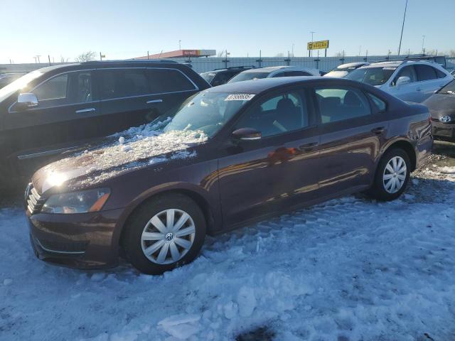 VOLKSWAGEN PASSAT S 2013 with VIN 1VWAP7A33DC062513 - Photo from auction