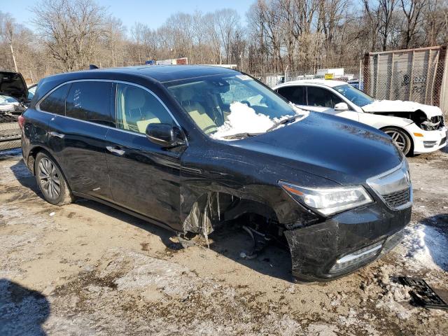 Photo 4 from auction – 2016 ACURA MDX TECHNO with VIN 5FRYD4H44GB010370