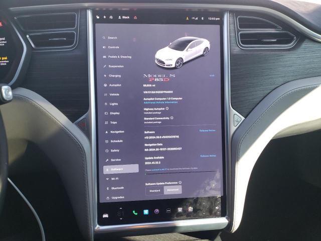 Photo 9 from auction – 2014 TESLA MODEL S with VIN 5YJSA1H20EFP64800
