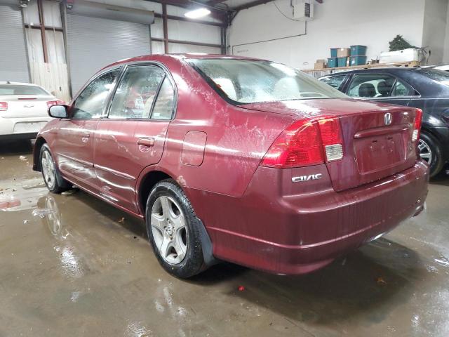 Photo 2 from auction – 2004 HONDA CIVIC EX with VIN 1HGES26874L019479