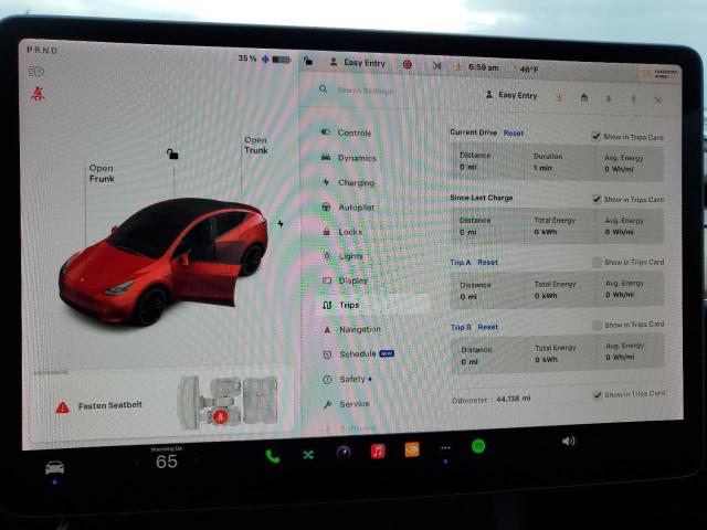Photo 9 from auction – 2021 TESLA MODEL Y with VIN 5YJYGDEF4MF189455