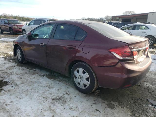 Photo 2 from auction – 2013 HONDA CIVIC LX with VIN 2HGFB2F51DH551981