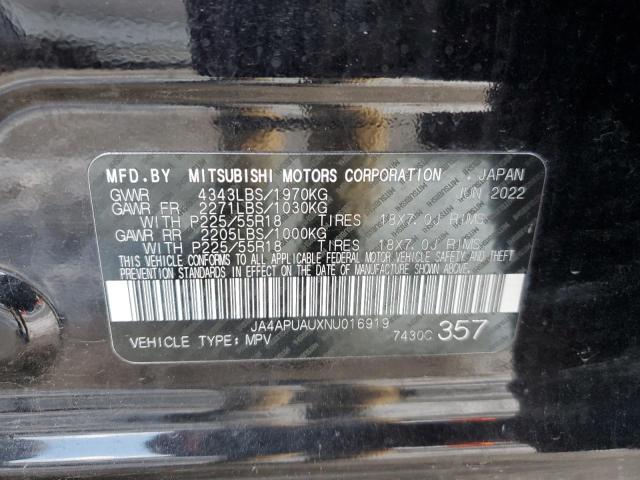 Photo 14 from auction – 2022 MITSUBISHI OUTLANDER with VIN JA4APUAUXNU016919