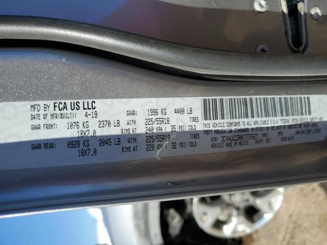 Photo 13 from auction – 2019 JEEP COMPASS LI with VIN 3C4NJCCB0KT772621