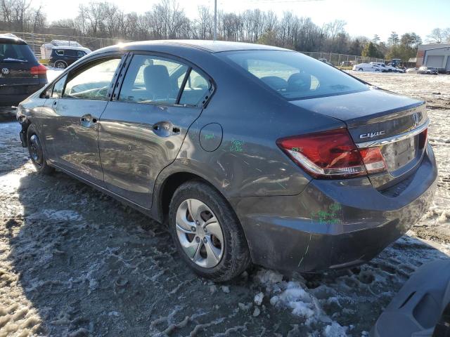 Photo 2 from auction – 2013 HONDA CIVIC LX with VIN 2HGFB2F51DH595673