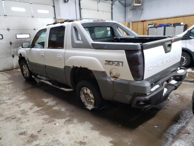 Photo 2 from auction – 2002 CHEVROLET AVALANCHE with VIN 3GNEK13T22G229264