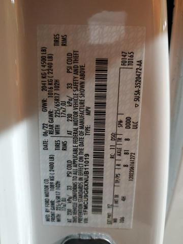 Photo 14 from auction – 2022 FORD ESCAPE SE with VIN 1FMCU9G6XNUB11019