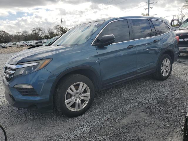 HONDA PILOT LX 2018 with VIN 5FNYF5H16JB005346 - Photo from auction