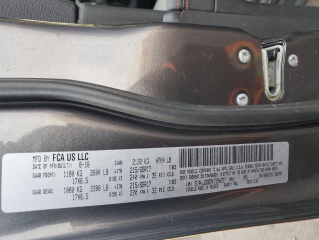 Photo 14 from auction – 2019 JEEP COMPASS TR with VIN 3C4NJDDB7KT594727