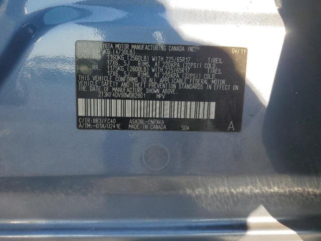 Photo 14 from auction – 2011 TOYOTA RAV4 with VIN 2T3KF4DV9BW082801