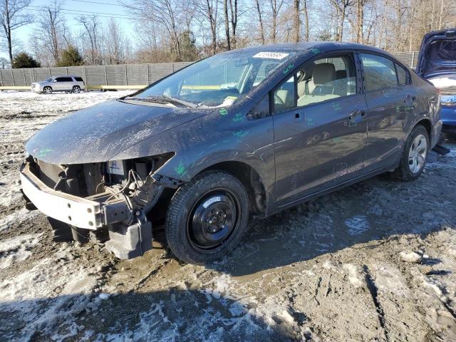 HONDA CIVIC LX 2013 with VIN 2HGFB2F51DH595673 - Photo from auction