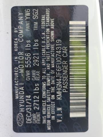 Photo 14 from auction – 2015 HYUNDAI GENESIS 5. with VIN KMHGN4JF6FU074319