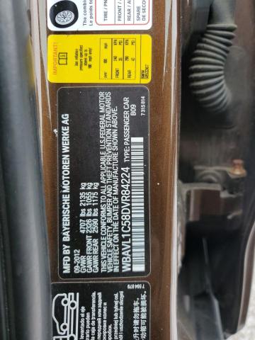 Photo 10 from auction – 2013 BMW X1 XDRIVE2 with VIN WBAVL1C58DVR84224