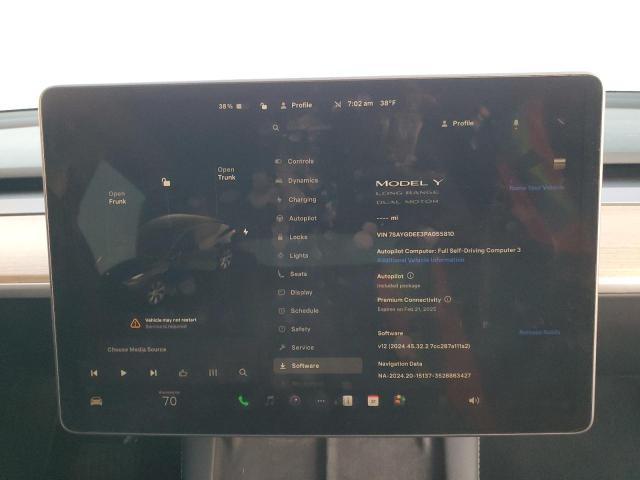 Photo 9 from auction – 2023 TESLA MODEL Y with VIN 7SAYGDEE3PA055810