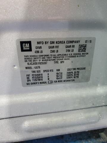 Photo 14 from auction – 2015 BUICK ENCORE with VIN KL4CJASB1FB255357