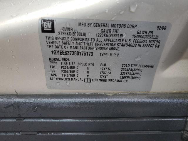 Photo 14 from auction – 2008 CADILLAC SRX with VIN 1GYEE637380175173