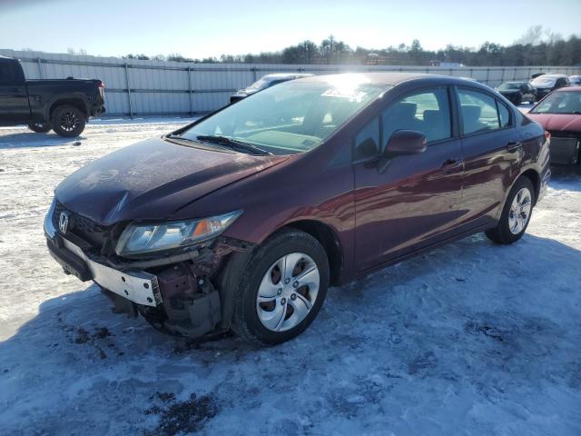 Photo 1 from auction – 2013 HONDA CIVIC LX with VIN 19XFB2F5XDE255030