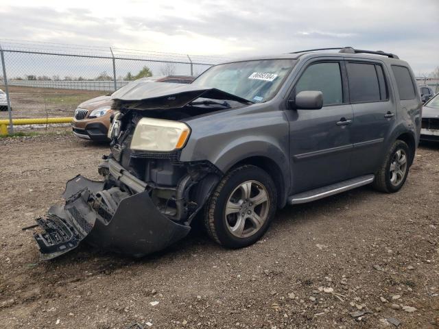 HONDA PILOT EXLN 2012 with VIN 5FNYF4H7XCB001169 - Photo from auction