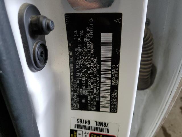 Photo 14 from auction – 2012 TOYOTA SEQUOIA LI with VIN 5TDJY5G19CS059073