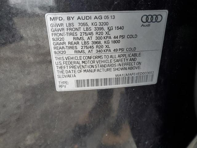 Photo 14 from auction – 2014 AUDI Q7 PREMIUM with VIN WA1LMAFE4ED000653