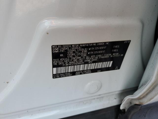 Photo 14 from auction – 2015 TOYOTA RAV4 LE with VIN 2T3BFREV1FW288020