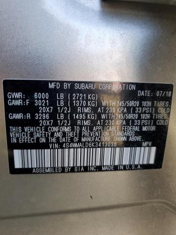 Photo 14 from auction – 2019 SUBARU ASCENT LIM with VIN 4S4WMALD6K3413038