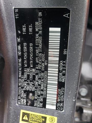 Photo 14 from auction – 2016 TOYOTA HIGHLANDER with VIN 5TDDCRFHXGS020659