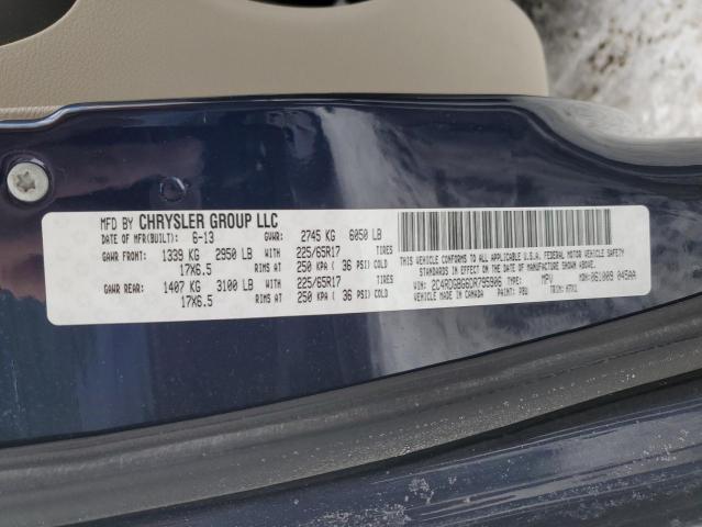 Photo 14 from auction – 2013 DODGE GRAND CARA with VIN 2C4RDGBG6DR795906