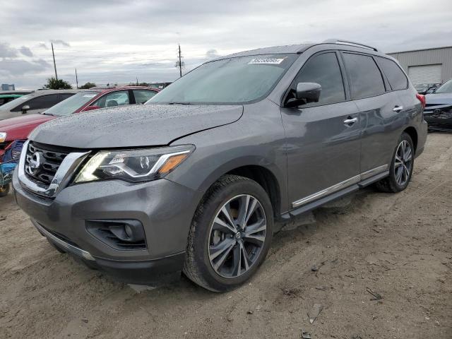 NISSAN PATHFINDER 2018 with VIN 5N1DR2MMXJC651423 - Photo from auction