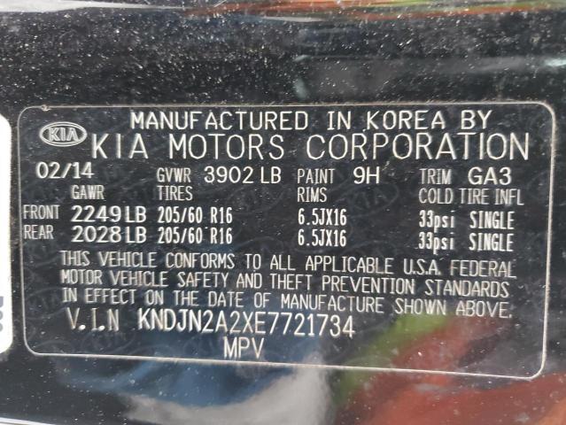 Photo 14 from auction – 2014 KIA SOUL with VIN KNDJN2A2XE7721734