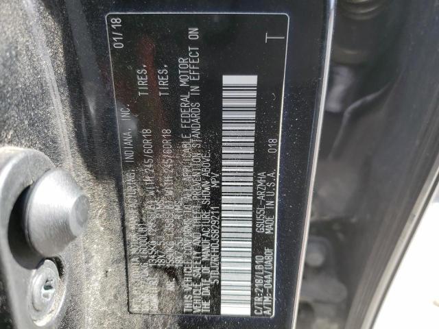 Photo 14 from auction – 2018 TOYOTA HIGHLANDER with VIN 5TDJZRFH0JS829211
