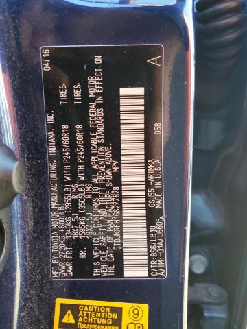 Photo 14 from auction – 2016 TOYOTA HIGHLANDER with VIN 5TDJKRFH1GS277828