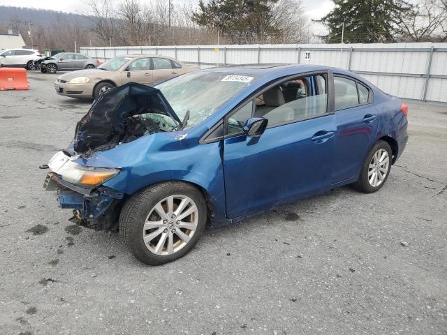HONDA CIVIC EXL 2012 with VIN 2HGFB2F96CH534711 - Photo from auction