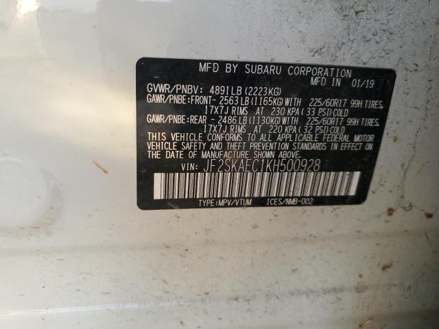 صورة رقم 14 من المزاد - 2019 SUBARU FORESTER P مع VIN JF2SKAEC1KH500928